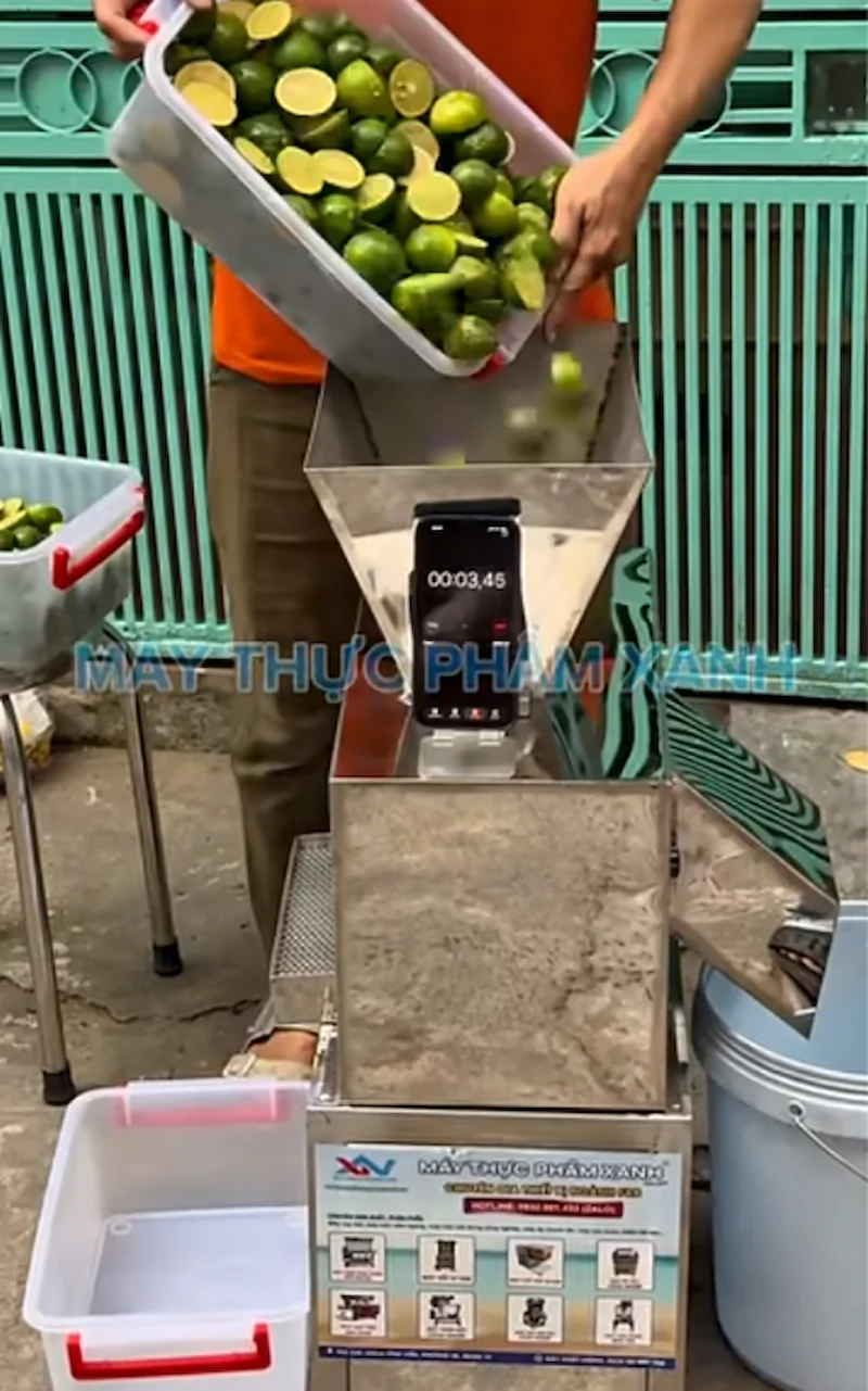 Máy ép tắc chanh chuyên dụng tại Máy Thực Phẩm Xanh Máy ép tắc chanh chuyên dụng tại Máy Thực Phẩm Xanh