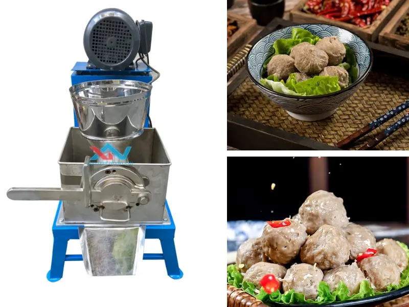 Máy quết bò viên công nghiệp 1,2kg chất lượng cao