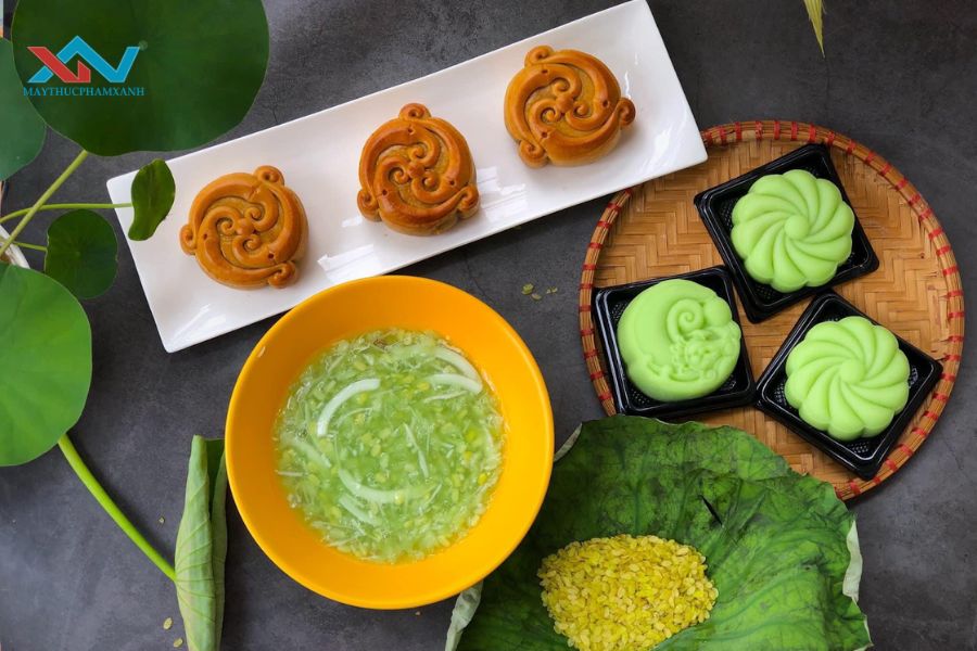 Cách Sên Nhân Cốm Bánh Trung Thu Ngon Tuyệt Đỉnh