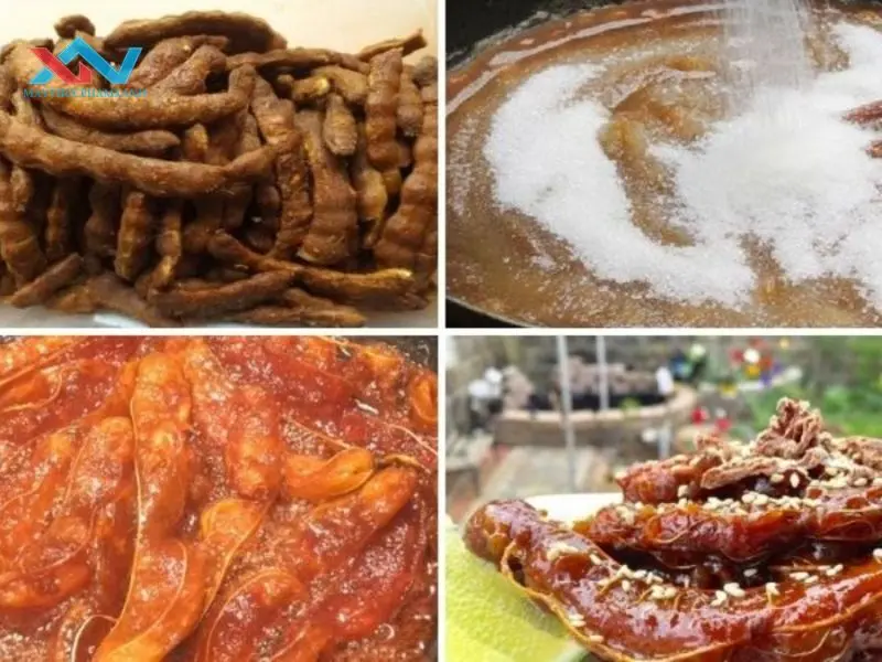 cách làm mứt me ngào đường