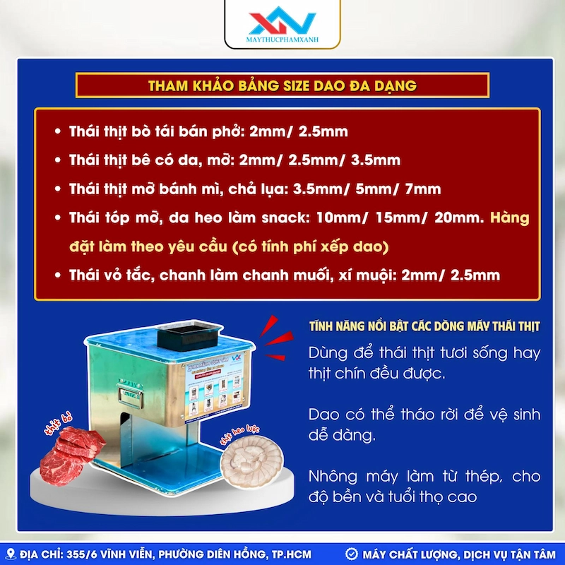 máy cắt thịt đỏ bánh mì