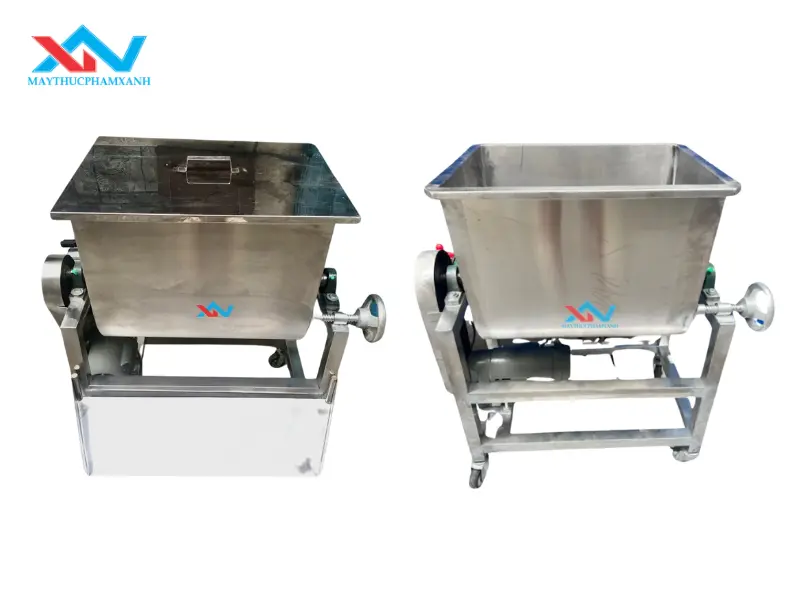 Máy trộn thịt nằm ngang uy tín tại Máy Thực Phẩm Xanh