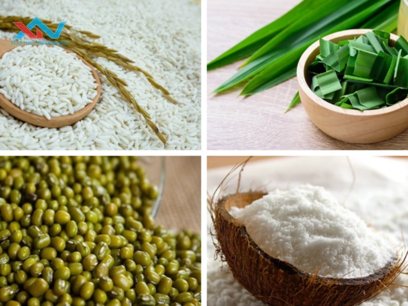 cách làm bánh ít nếp xào