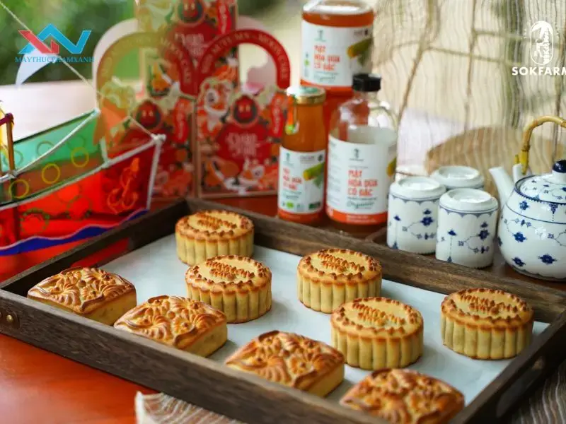 cách làm bánh trung thu cho người tiểu đường