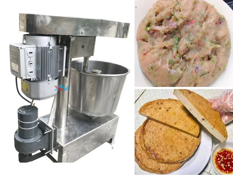 máy quết chả cá Quy Nhơn