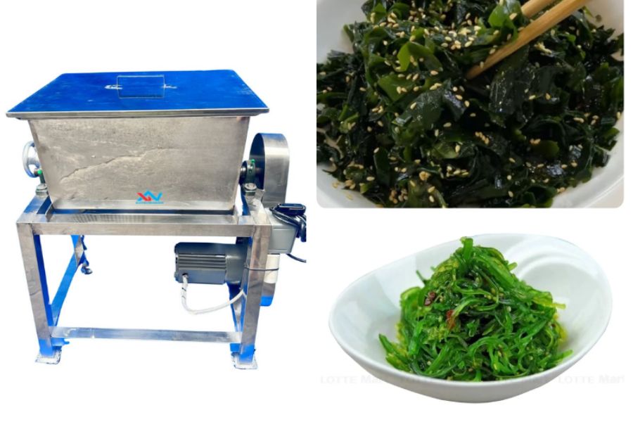 Máy Trộn Rong Biển Công Nghiệp Giá Rẻ Cho Xưởng Chế Biến