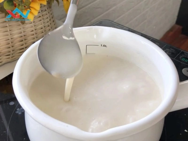 xào nếp gói bánh tét xào nếp gói bánh tét