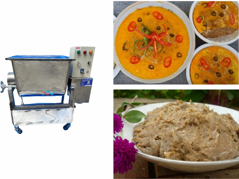 máy trộn thịt xay làm mắm chưng