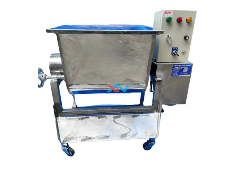 Máy trộn thịt nằm ngang có biến tần