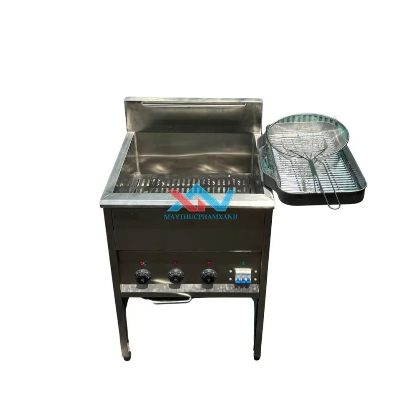 Máy Thực Phẩm Xanh - Nơi phân phối bếp chiên công nghiệp giá tốt