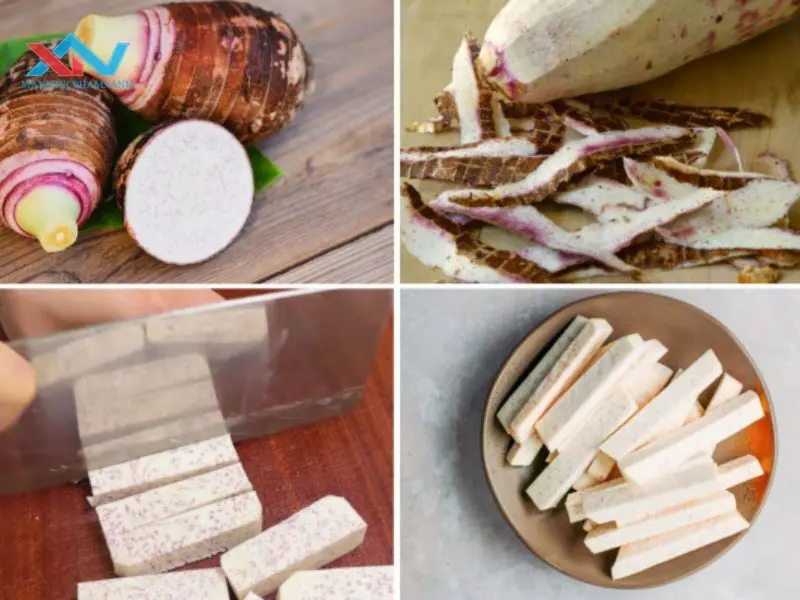 cách sên nhân khoai môn cho bánh trung thu