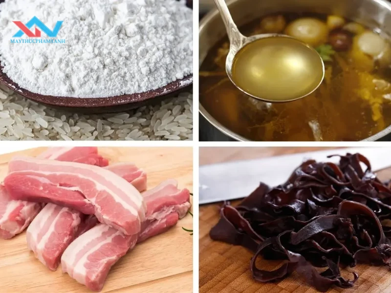 bánh giò làm từ bột gì